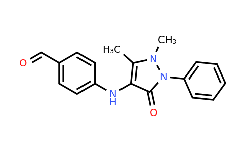 4-[(1,5-dimethyl-3-oxo-2-phenyl-2,3-dihydro-1H-pyrazol-4-yl)amino]benzaldehyde