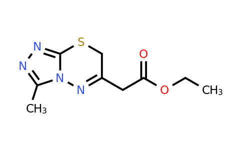 CAS 571917-31-2 | ethyl 2-{3-methyl-7H-[1,2,4]triazolo[3,4-b][1,3,4]thiadiazin-6-yl}acetate
