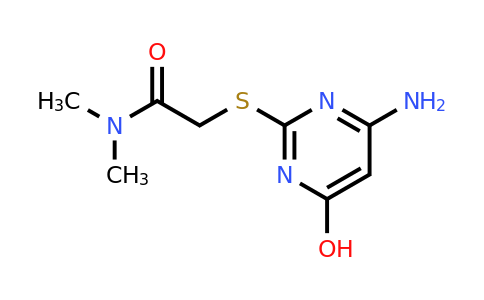CAS 571922-95-7 | 2-((4-Amino-6-hydroxypyrimidin-2-yl)thio)-N,N-dimethylacetamide