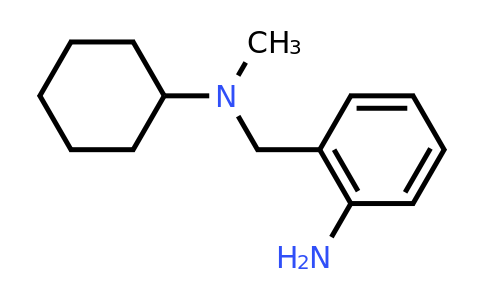 CAS 57365-08-9 | 2-((Cyclohexyl(methyl)amino)methyl)aniline