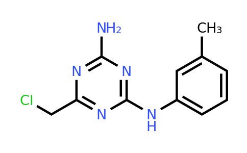 CAS 573950-75-1 | 6-(Chloromethyl)-N2-(m-tolyl)-1,3,5-triazine-2,4-diamine