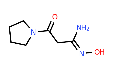 CAS 57399-51-6 | N'-Hydroxy-3-oxo-3-(pyrrolidin-1-yl)propanimidamide