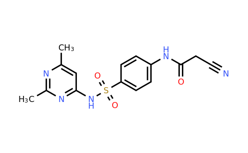 CAS 573993-14-3 | 2-Cyano-N-(4-(N-(2,6-dimethylpyrimidin-4-yl)sulfamoyl)phenyl)acetamide