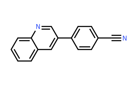 CAS 57479-26-2 | 4-(Quinolin-3-yl)benzonitrile
