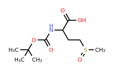 CAS 57496-45-4 | 2-{[(tert-butoxy)carbonyl]amino}-4-methanesulfinylbutanoic acid
