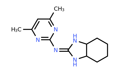 CAS 575461-46-0 | N-(Hexahydro-1H-benzo[d]imidazol-2(3H)-ylidene)-4,6-dimethylpyrimidin-2-amine