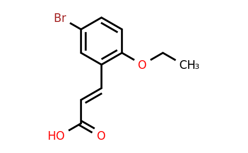 CAS 575469-48-6 | (2E)-3-(5-bromo-2-ethoxyphenyl)prop-2-enoic acid