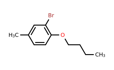 CAS 57685-37-7 | 2-Bromo-1-butoxy-4-methylbenzene