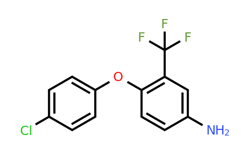 CAS 57688-17-2 | 4-(4-Chlorophenoxy)-3-(trifluoromethyl)aniline