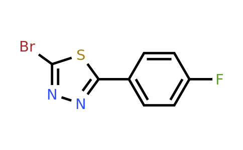CAS 57709-55-4 | 2-Bromo-5-(4-fluorophenyl)-1,3,4-thiadiazole