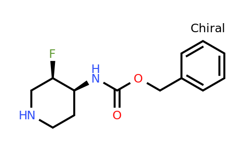CAS 577691-64-6 | benzyl N-[(3R,4S)-3-fluoropiperidin-4-yl]carbamate