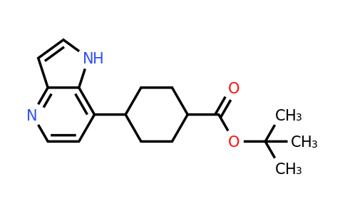 CAS 577768-59-3 | tert-Butyl 4-(1H-pyrrolo[3,2-b]pyridin-7-yl)cyclohexanecarboxylate