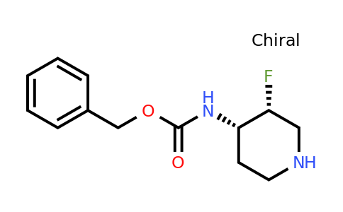 CAS 577771-11-0 | cis-4-(cbz-amino)-3-fluoropiperidine