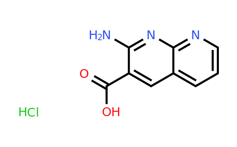 CAS 578007-68-8 | 2-Amino-[1,8]naphthyridine-3-carboxylic acid hydrochloride