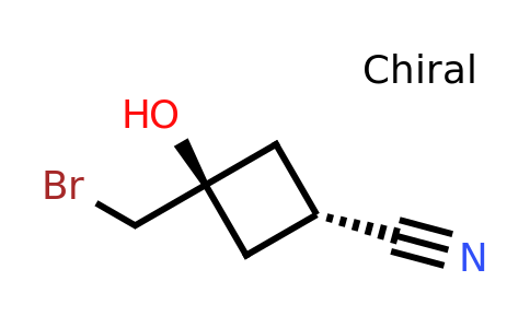 CAS 578715-74-9 | trans-3-(bromomethyl)-3-hydroxycyclobutane-1-carbonitrile