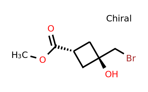 CAS 578715-76-1 | methyl trans-3-(bromomethyl)-3-hydroxycyclobutane-1-carboxylate