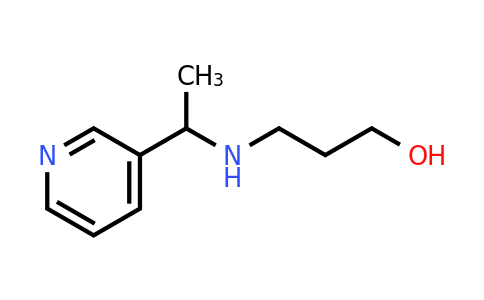 CAS 578757-90-1 | 3-((1-(Pyridin-3-yl)ethyl)amino)propan-1-ol