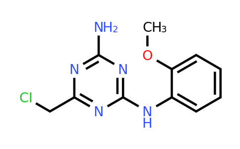 CAS 578762-51-3 | 6-(Chloromethyl)-N2-(2-methoxyphenyl)-1,3,5-triazine-2,4-diamine