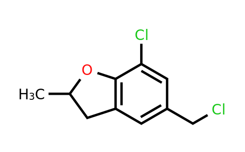 CAS 57899-14-6 | 7-Chloro-5-(chloromethyl)-2-methyl-2,3-dihydro-1-benzofuran