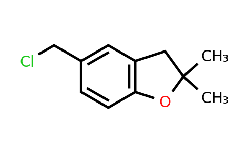 CAS 57899-16-8 | 5-(chloromethyl)-2,2-dimethyl-2,3-dihydro-1-benzofuran