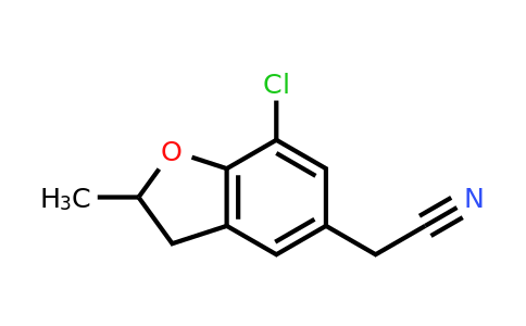 CAS 57899-17-9 | 2-(7-Chloro-2-methyl-2,3-dihydro-1-benzofuran-5-yl)acetonitrile