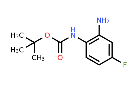 CAS 579474-47-8 | (2-Amino-4-fluoro-phenyl)-carbamic acid tert-butyl ester