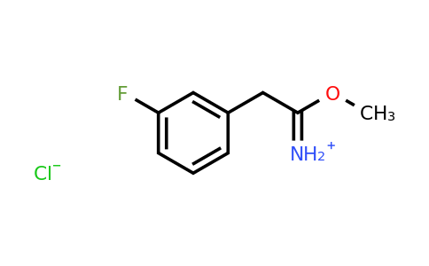 CAS 580198-42-1 | 2-(3-Fluorophenyl)-1-methoxyethaniminium chloride