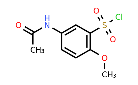CAS 5804-73-9 | 5-acetamido-2-methoxybenzene-1-sulfonyl chloride