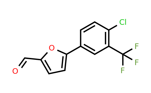 CAS 58110-58-0 | 5-[4-chloro-3-(trifluoromethyl)phenyl]furan-2-carbaldehyde