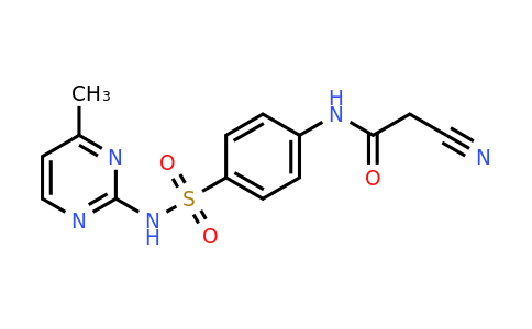 CAS 581782-17-4 | 2-Cyano-N-(4-(N-(4-methylpyrimidin-2-yl)sulfamoyl)phenyl)acetamide
