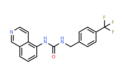 CAS 581809-67-8 | 1-(isoquinolin-5-yl)-3-{[4-(trifluoromethyl)phenyl]methyl}urea
