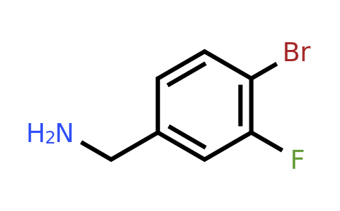 CAS 581812-99-9 | (4-Bromo-3-fluorophenyl)methanamine