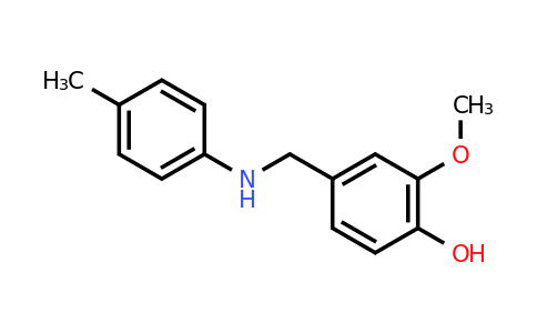 CAS 58285-78-2 | 2-Methoxy-4-((p-tolylamino)methyl)phenol