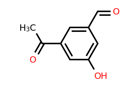 CAS 583060-40-6 | 3-Acetyl-5-hydroxybenzaldehyde