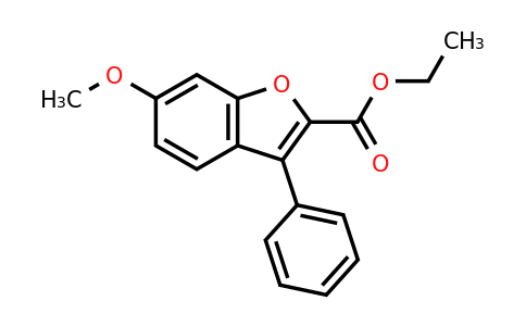 CAS 58468-42-1 | Ethyl 6-methoxy-3-phenylbenzofuran-2-carboxylate