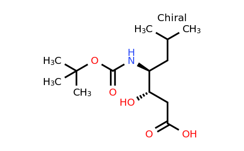 CAS 58521-49-6 | (3S,4S)-4-((tert-Butoxycarbonyl)amino)-3-hydroxy-6-methylheptanoic acid