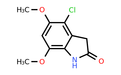 CAS 58605-09-7 | 4-Chloro-5,7-dimethoxyindolin-2-one
