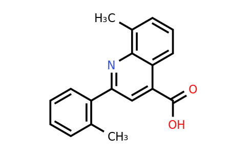CAS 587850-80-4 | 8-Methyl-2-(o-tolyl)quinoline-4-carboxylic acid