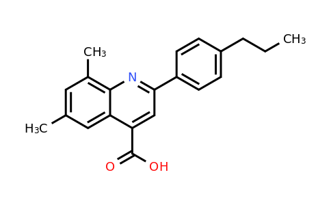 CAS 587851-56-7 | 6,8-Dimethyl-2-(4-propylphenyl)quinoline-4-carboxylic acid