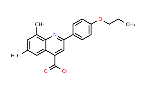 CAS 587851-88-5 | 6,8-Dimethyl-2-(4-propoxyphenyl)quinoline-4-carboxylic acid