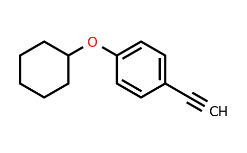 CAS 587854-10-2 | 1-(Cyclohexyloxy)-4-ethynylbenzene
