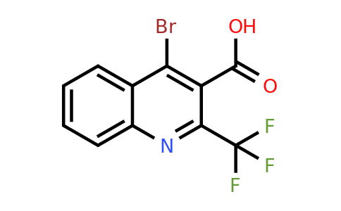 CAS 587886-11-1 | 4-Bromo-2-(trifluoromethyl)quinoline-3-carboxylic acid