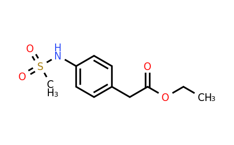 CAS 58827-89-7 | Ethyl 2-[4-(Methylsulfonamido)phenyl]acetate