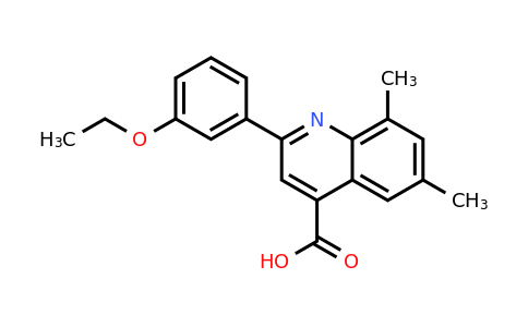 CAS 588674-01-5 | 2-(3-Ethoxyphenyl)-6,8-dimethylquinoline-4-carboxylic acid