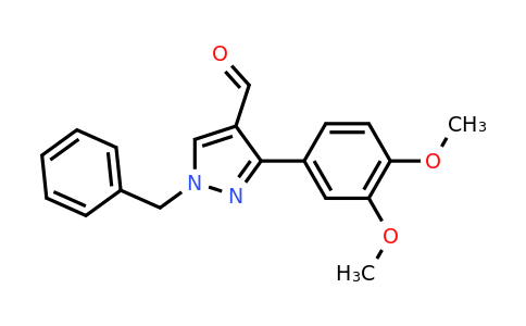 CAS 588674-24-2 | 1-benzyl-3-(3,4-dimethoxyphenyl)-1H-pyrazole-4-carbaldehyde