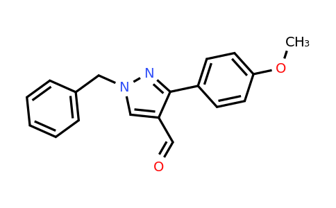 CAS 588674-26-4 | 1-benzyl-3-(4-methoxyphenyl)-1H-pyrazole-4-carbaldehyde