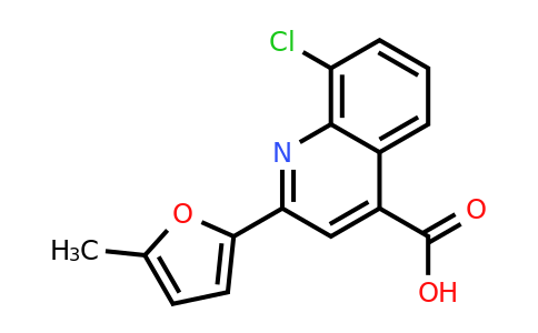 CAS 588676-14-6 | 8-Chloro-2-(5-methylfuran-2-yl)quinoline-4-carboxylic acid