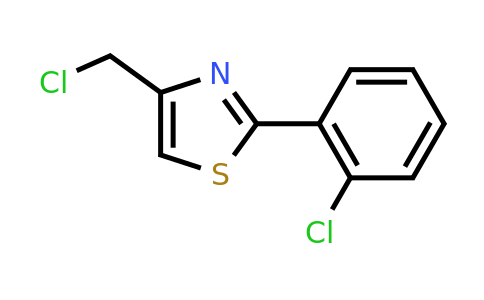 CAS 588676-51-1 | 4-(Chloromethyl)-2-(2-chlorophenyl)-1,3-thiazole