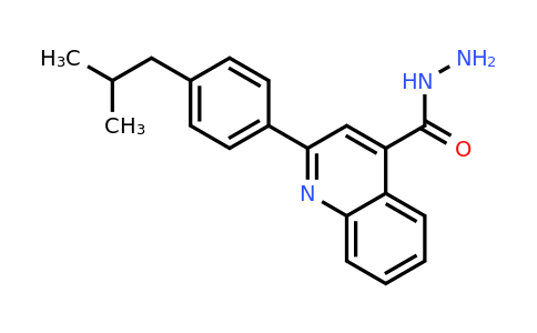 CAS 588680-37-9 | 2-(4-Isobutylphenyl)quinoline-4-carbohydrazide