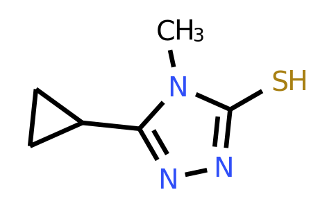 CAS 588687-37-0 | 5-cyclopropyl-4-methyl-4H-1,2,4-triazole-3-thiol